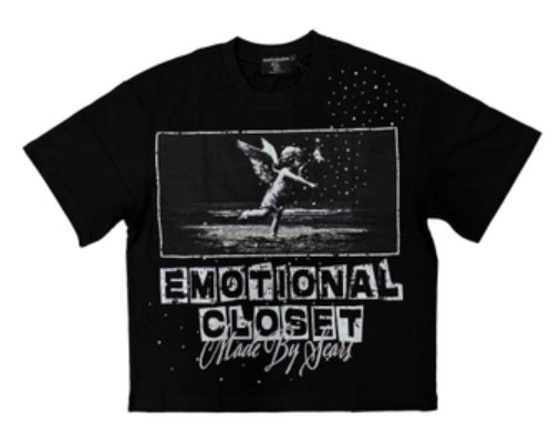 Mixed Emotion Black Scar Tee