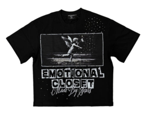 Mixed Emotion Black Scar Tee