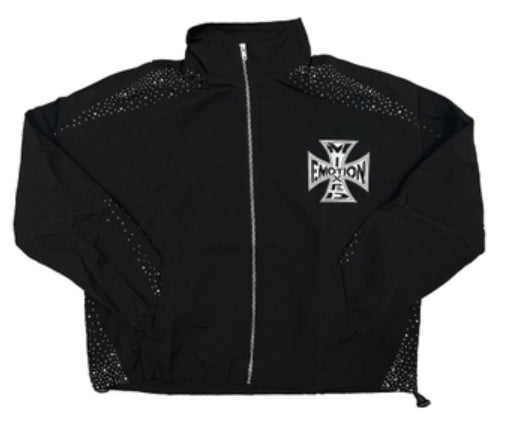 Mixed Emotion Black Classic Nylon Jacket