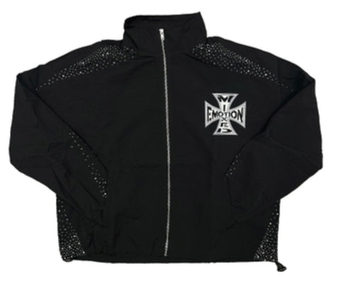 Mixed Emotion Black Classic Nylon Jacket