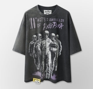 Hyde Park x ALOCS Cough Syrup Moto Racer Team Tee Black
