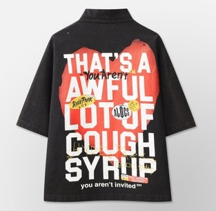 Hyde Park x ALOCS Mechanic Work Wear Shirt Black