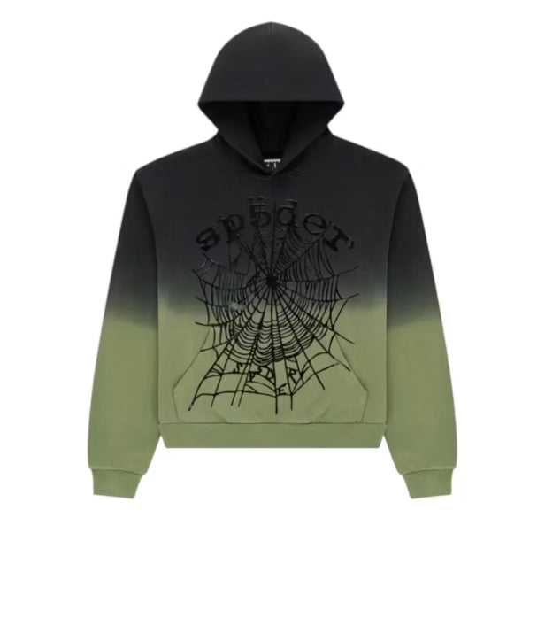 Sp5der OG Web Ombre Hoodie Black
