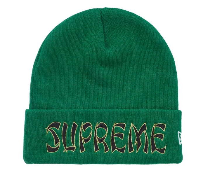 Supreme New Era Action Beanie Green
