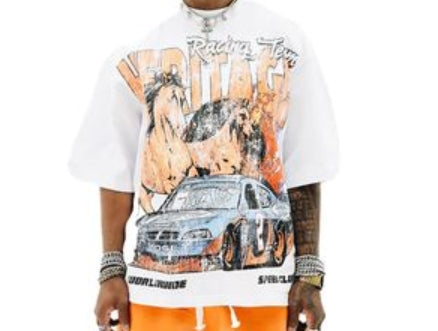 Heights District Heritage Horse Race Tee