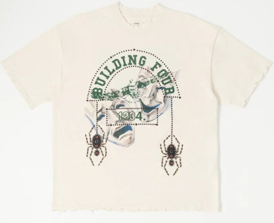 BLDG4 Notre Dame SS Knit Antique White