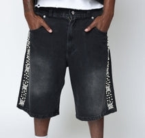 Fraternal Black Concrete Pearl Jorts