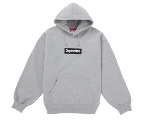 Supreme Box Logo Hooded Sweatshirt FW25 Heather Grey
