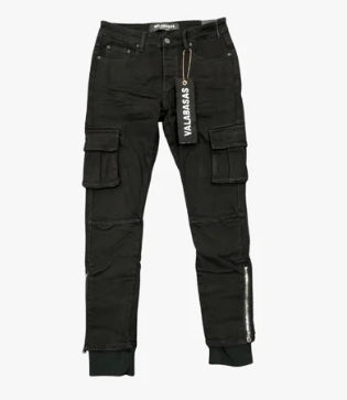 Valabassas Cargonaut Black Skinny Jeans