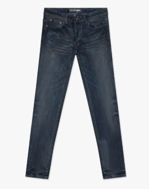 Valabassas Mr. Flex Skinny Dirty Indigo Waxed Jeans
