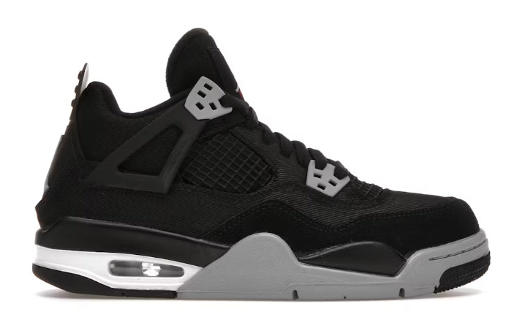 Jordan 4 Retro Black Canvas GS