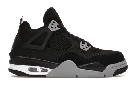 Jordan 4 Retro Black Canvas GS