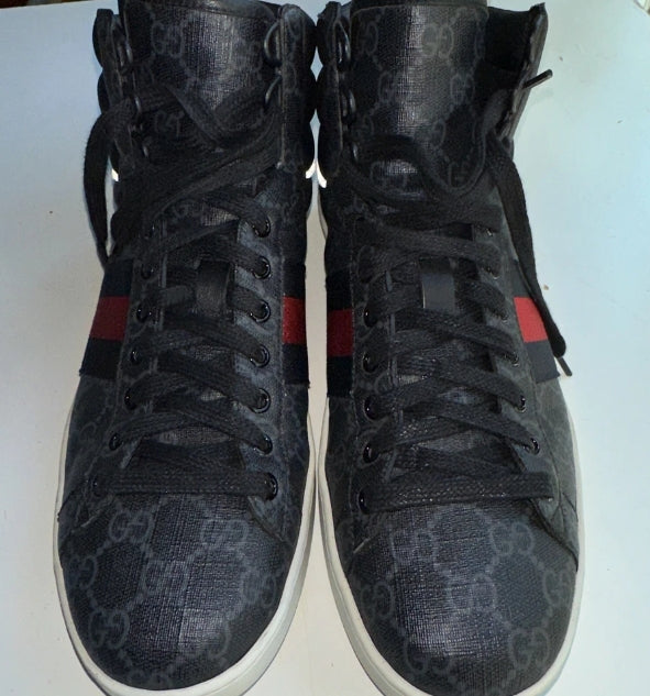 Gucci Ace GG Supreme High Top Pre-Owned