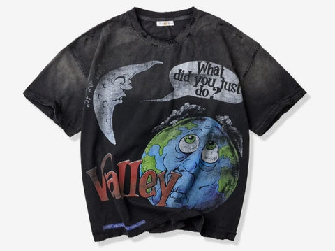VALE FOREVER WORLD PEACE TEE BLACK