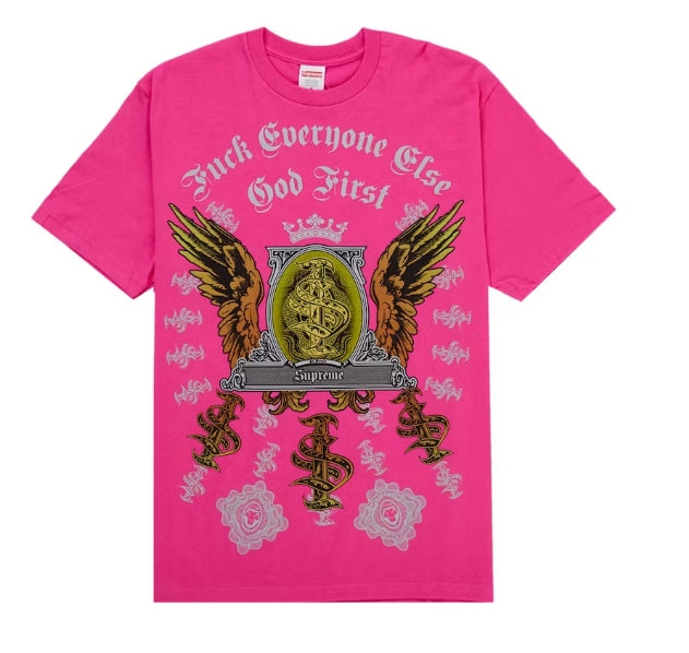 Supreme Money Tee Fuchsia