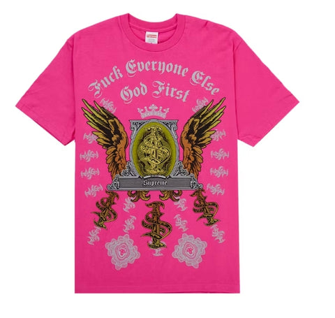 Supreme Money Tee Fuchsia