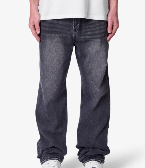 MNML Baggy Denim Jeans Washed Black