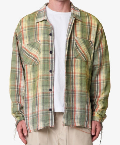MNML Vintage Flannel Shirt Green