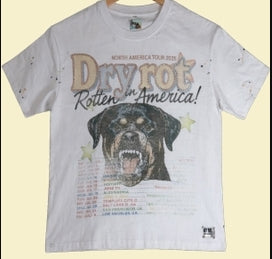Dry Rot Rotten In America Tour Tee White
