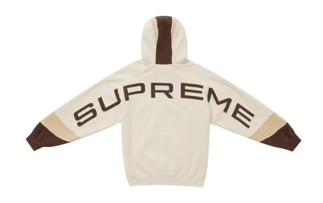 Supreme Paneled Hooded Sweatshirt (SS25) Natural