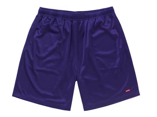 Supreme Small Box Baggy Mesh Short (FW25) Purple