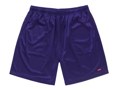 Supreme Small Box Baggy Mesh Short (FW25) Purple