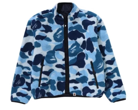 BAPE Blue ABC Camo Reversible Fleece