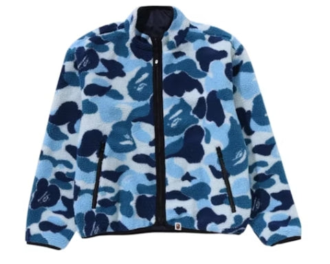 BAPE Blue ABC Camo Reversible Fleece