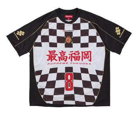 Supreme Checkerboard Soccer Jersey Black