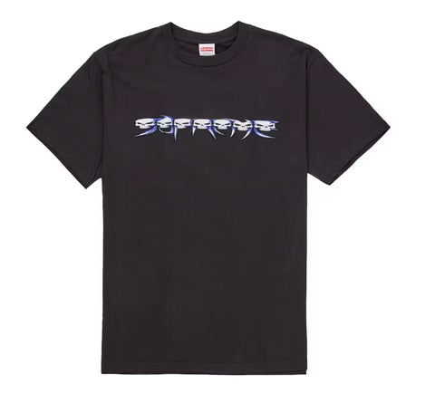Supreme Skulls Spellout Tee Black
