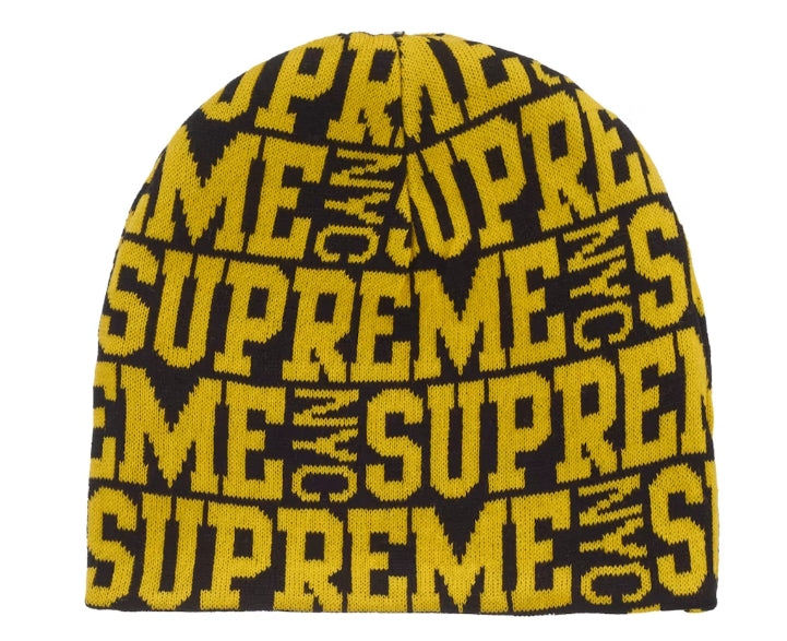 Supreme Reversible Camo Beanie Black
