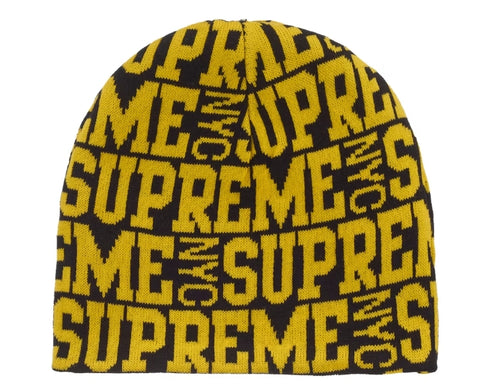 Supreme Reversible Camo Beanie Black