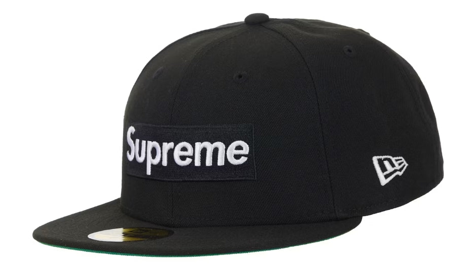 Supreme FDNY Box Logo New Era 59Fifty Fitted Cap Black