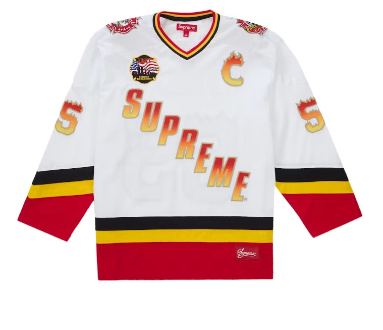 Supreme FDNY Hockey Jersey White