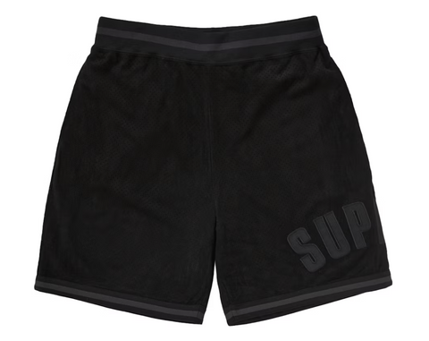 Supreme Ultrasuede Mesh Short Black