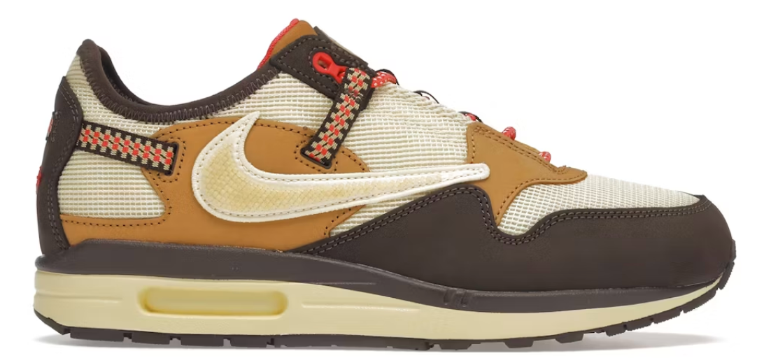 Nike Air Max 1 Travis Scott Cactus Jack Baroque Brown Pre-Owned