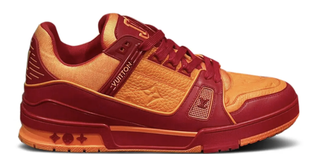 Louis Vuitton Trainer 'Bordeaux Red' Pre-Owned