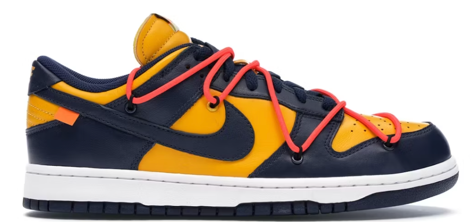 Nike Dunk Low Off-White University Gold Pre-Owned