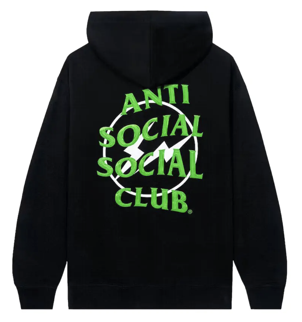 ASSC Fragment Precious Petals Green Black Hoodie