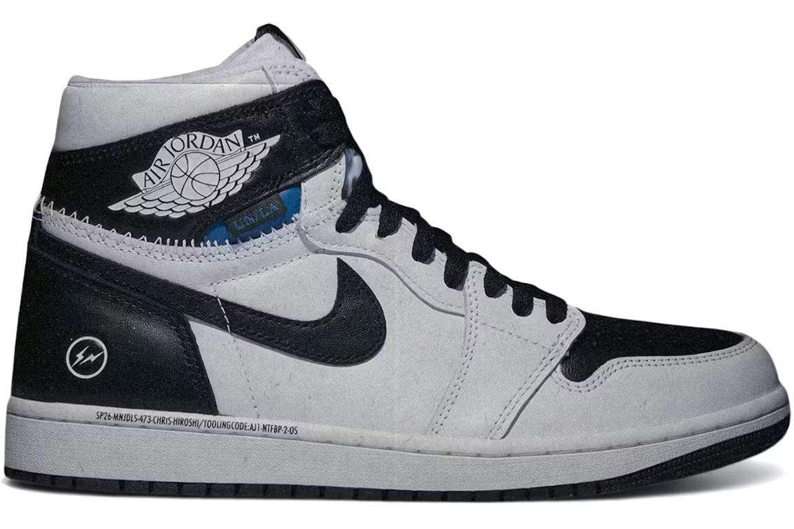 Jordan 1 Retro High OG SP Fragment x Union LA White Black