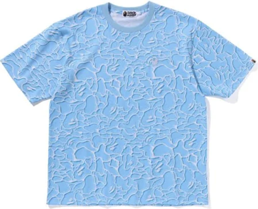BAPE ABC Sea Surface Camo Relaxed Fit Tee