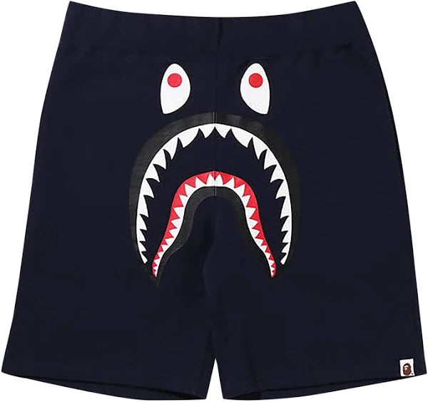 BAPE Shark Face Sweat Shorts Black