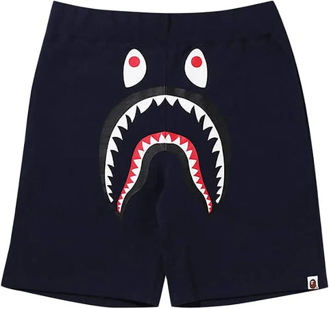 BAPE Shark Face Sweat Shorts Black