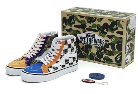 A Bathing Ape Bape x Vans Multi Camo Pre-Owned