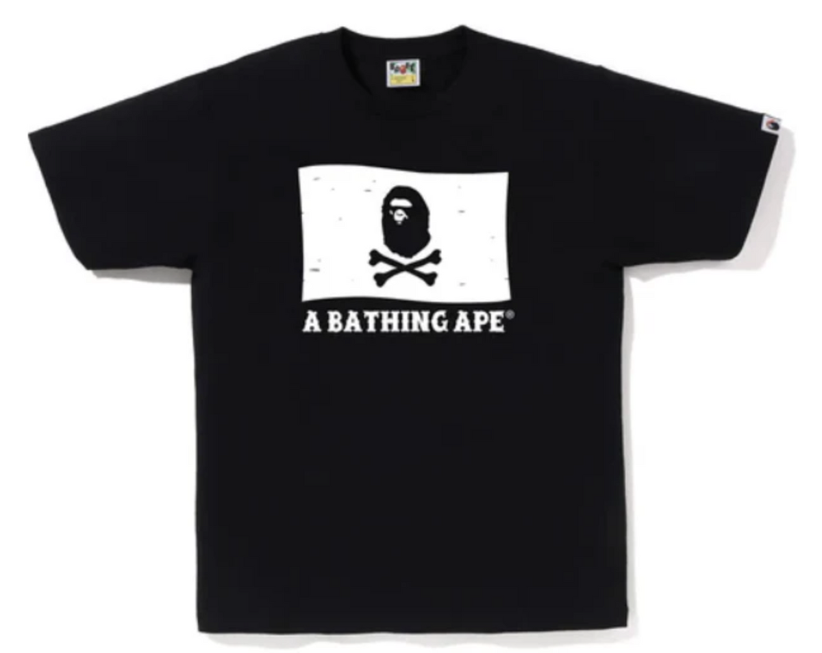 Bape Pirate Flag Tee Black