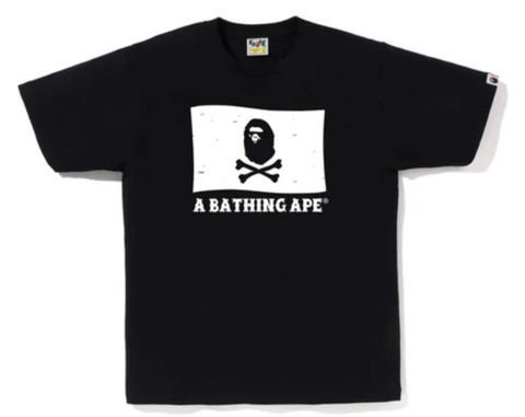 Bape Pirate Flag Tee Black