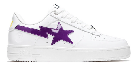 A Bathing Ape Bape Sta M2 White/Purple