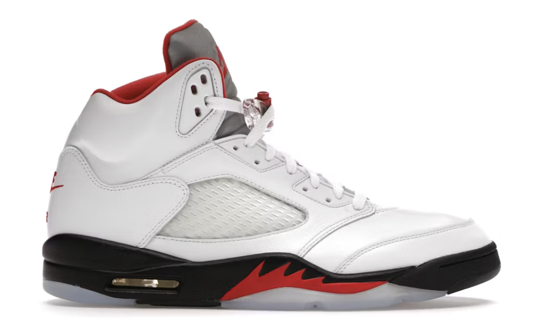 Jordan 5 Retro Fire Red Silver Tongue 2020 Pre-Owned