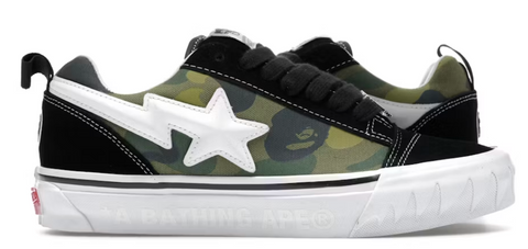 Vans Knu Skool Bape Camo Green