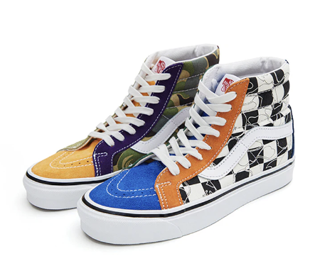 A Bathing Ape Bape x Vans Multi Camo Pre-Owned